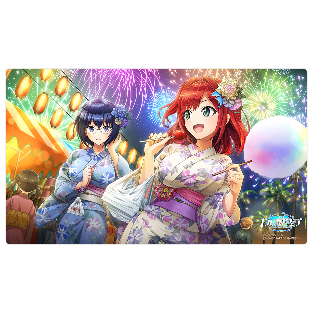 "Dolphin Wave" Rubber Mat Congratulations! First Festival