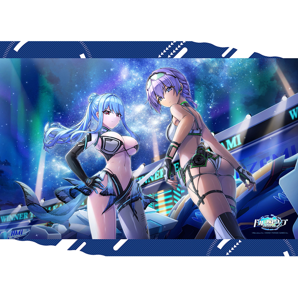 "Dolphin Wave" B2 Tapestry Kaze wo Makiokosu Oja