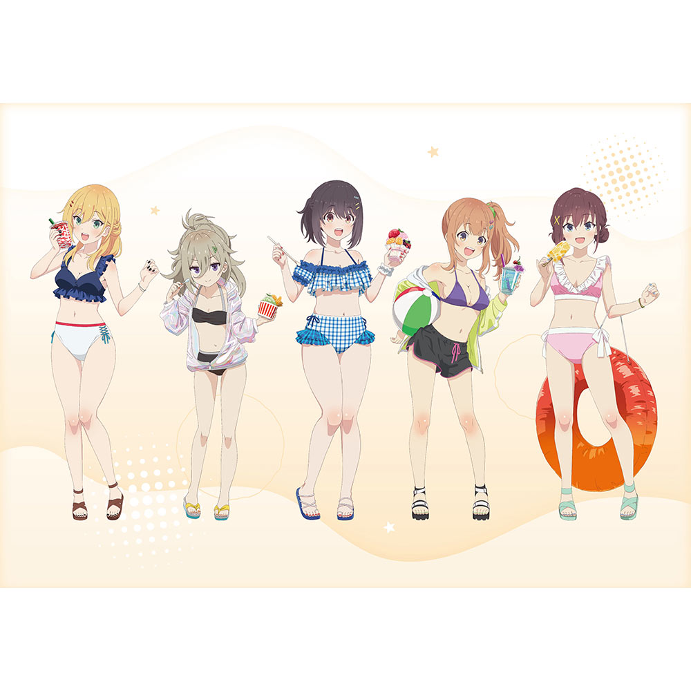 "Food for the Soul" Original Illustration Chara Fine Graph Swimwear A4