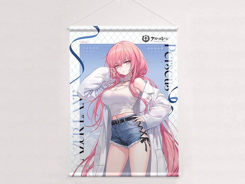 "Azur Lane" Original Illustration B2 Tapestry Perseus / Winter Date W Suede