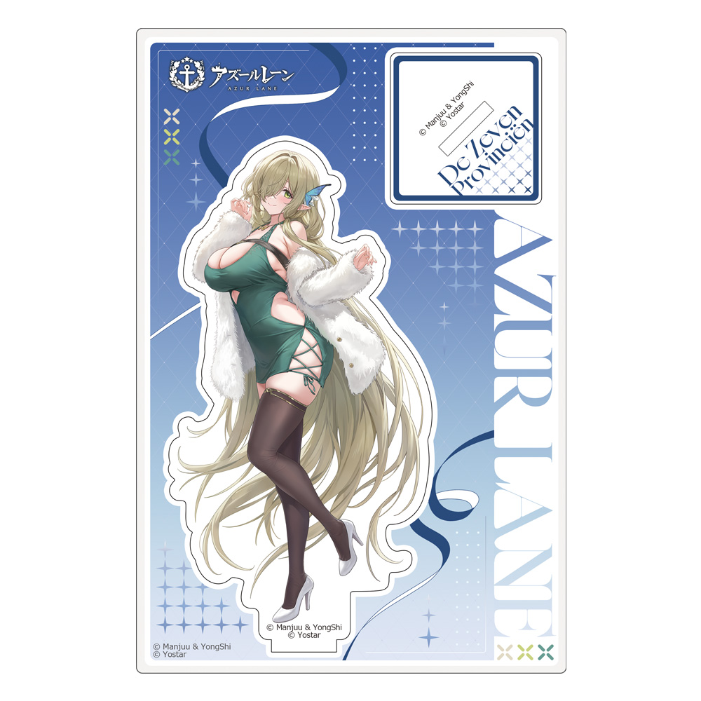 "Azur Lane" Original Illustration Acrylic Stand De Zeven Provincien / Winter Date