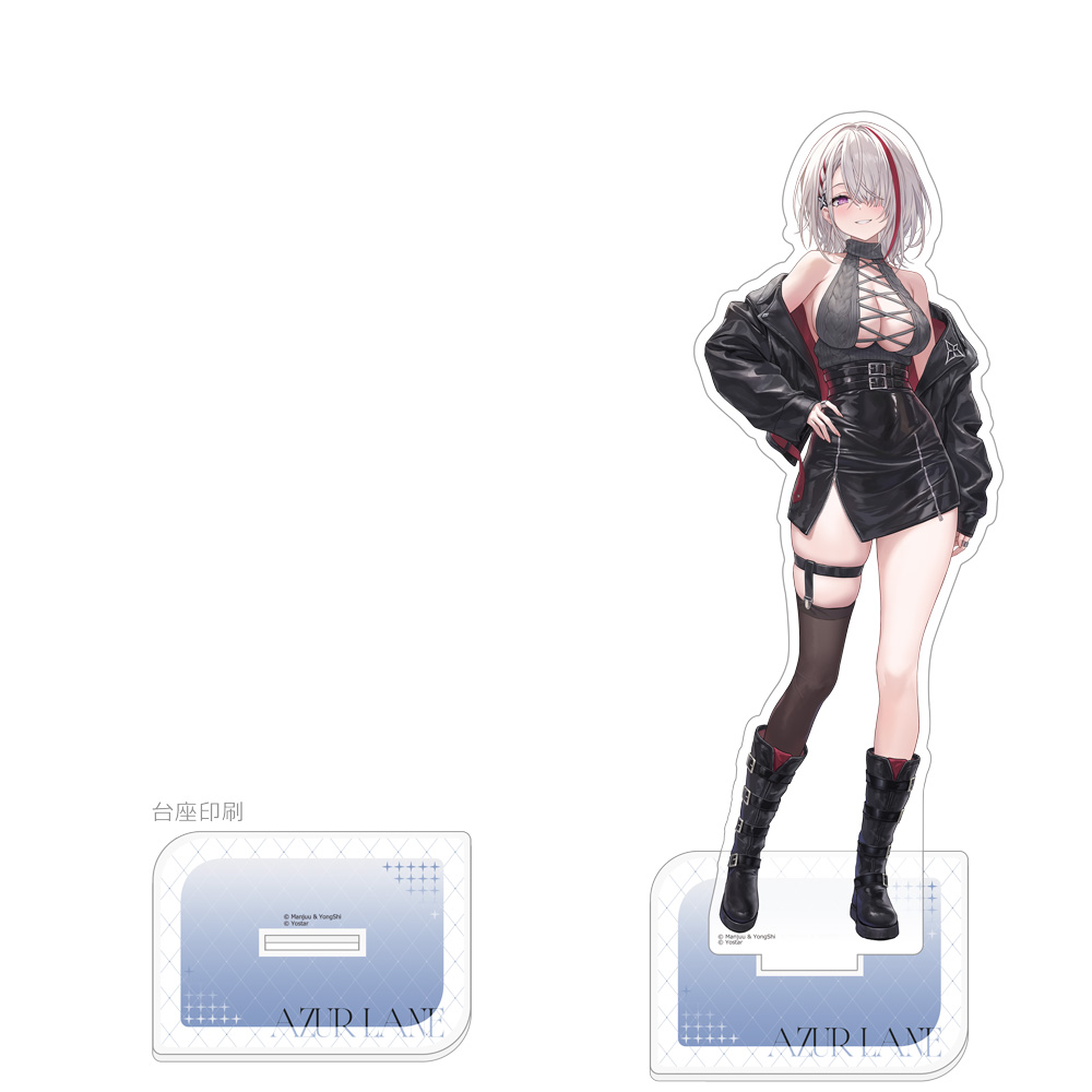 "Azur Lane" Original Illustration Extra Large Acrylic Stand Duisburg / Winter Date