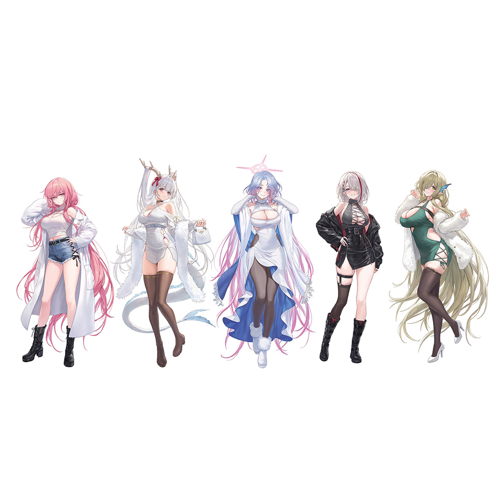 "Azur Lane" Original Illustration Chara Fine Graph Winter Date A4