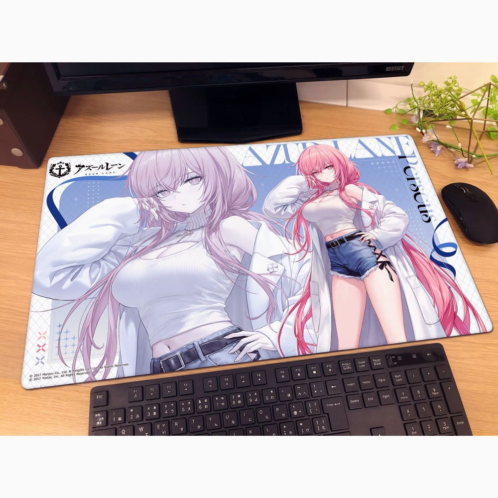 "Azur Lane" Original Illustration Rubber Mat Perseus / Winter Date