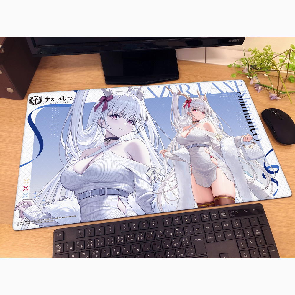 "Azur Lane" Original Illustration Rubber Mat Shimanto / Winter Date