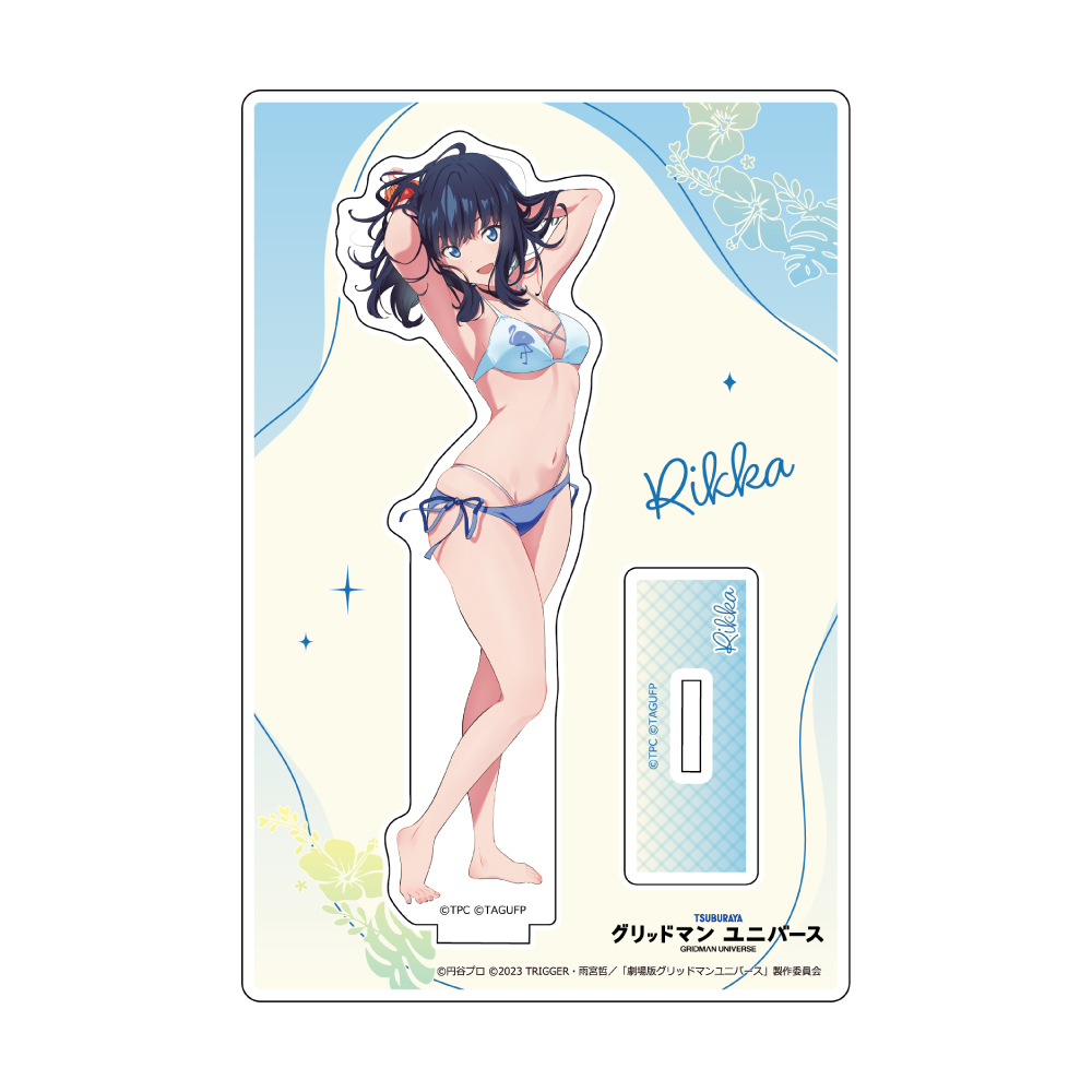 "GRIDMAN UNIVERSE" Original Illustration Acrylic Stand Takarada Rikka / Swimwear
