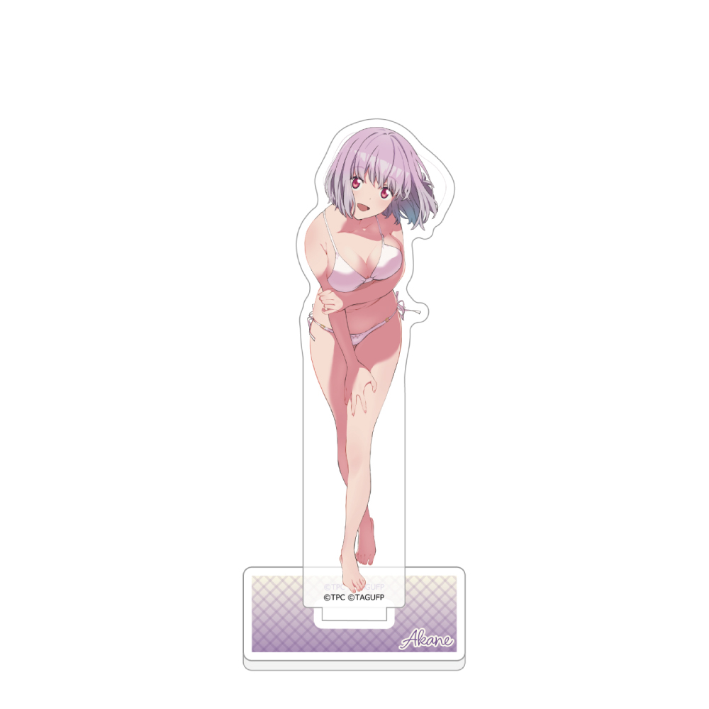 "GRIDMAN UNIVERSE" Original Illustration Acrylic Stand Shinjo Akane / Swimwear