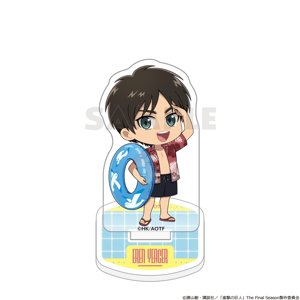 "Attack on Titan" Acrylic Stand Eren / Vacation