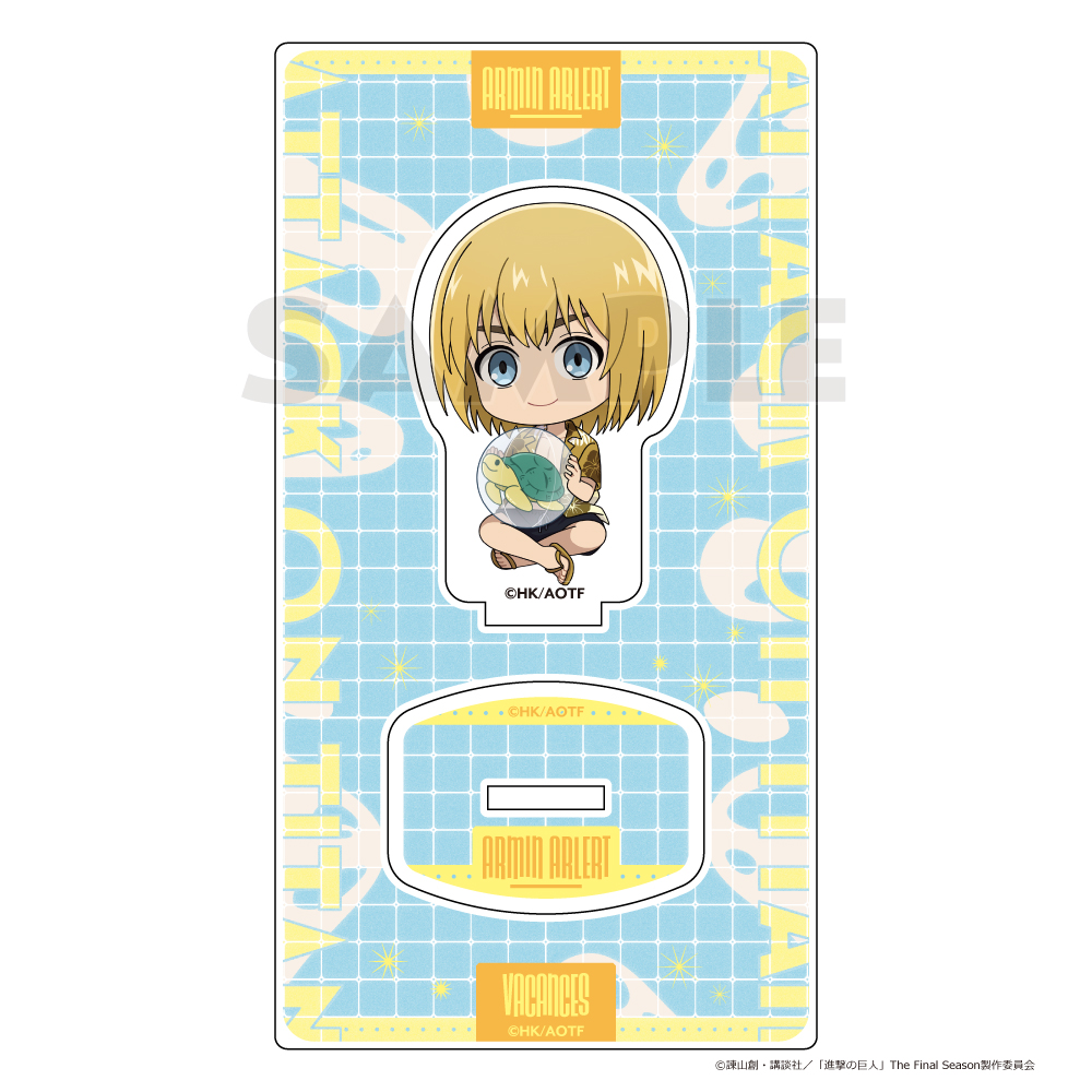 "Attack on Titan" Acrylic Stand Armin / Vacation