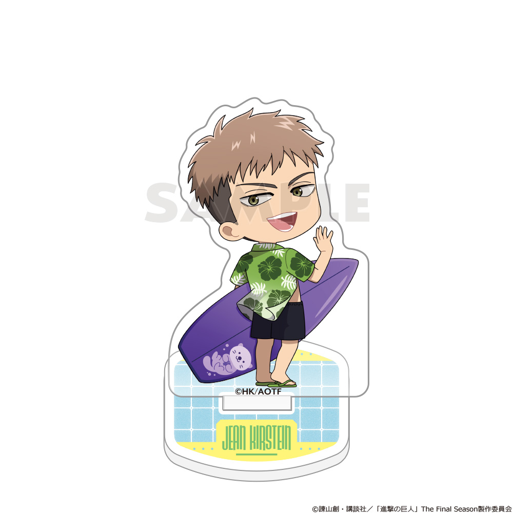 "Attack on Titan" Acrylic Stand Jean / Vacation