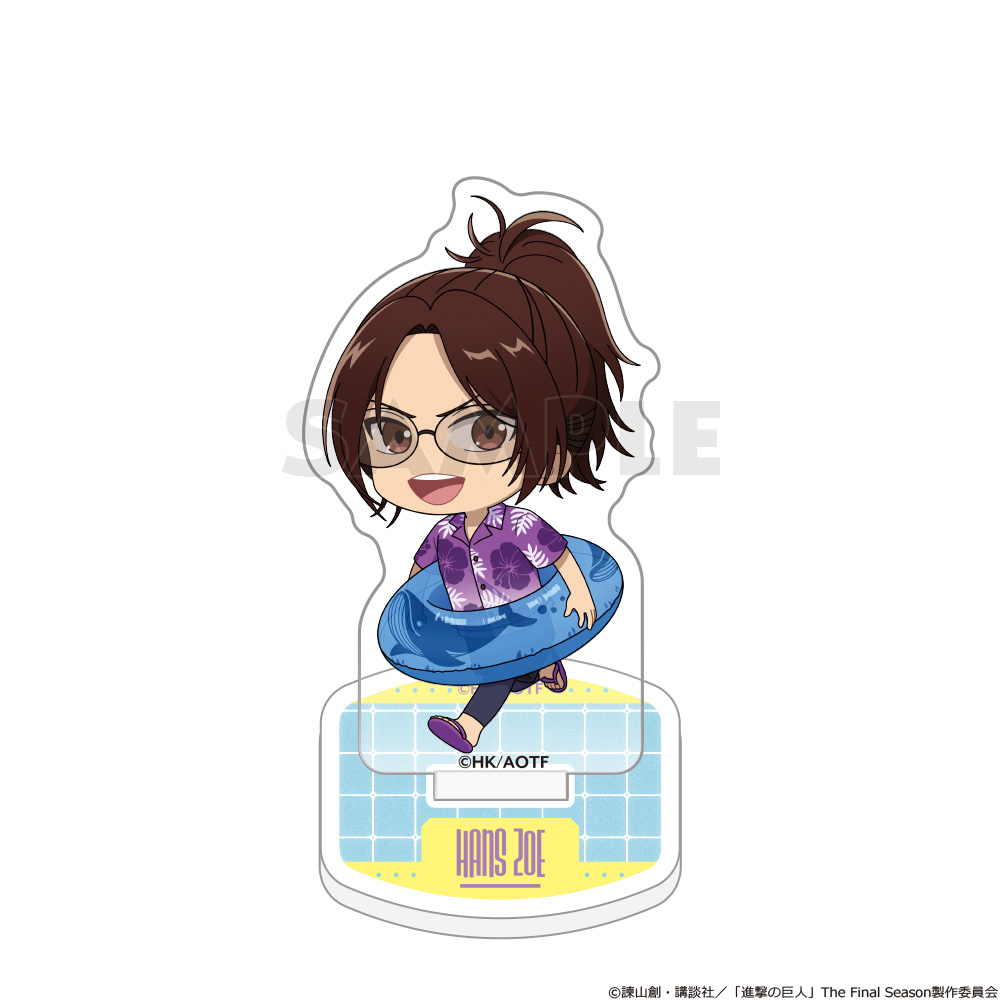 "Attack on Titan" Acrylic Stand Hans / Vacation