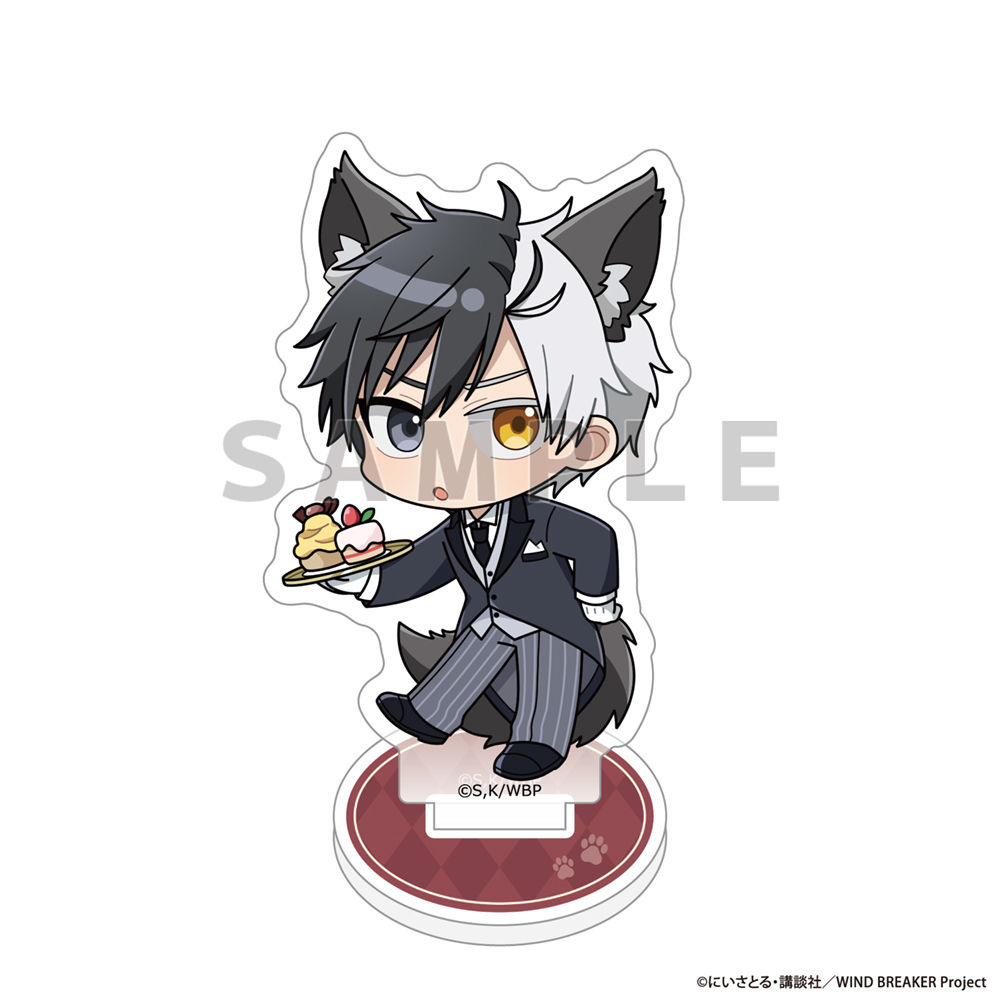 "Wind Breaker" Acrylic Stand Sakura Haruka / Wolf Butler