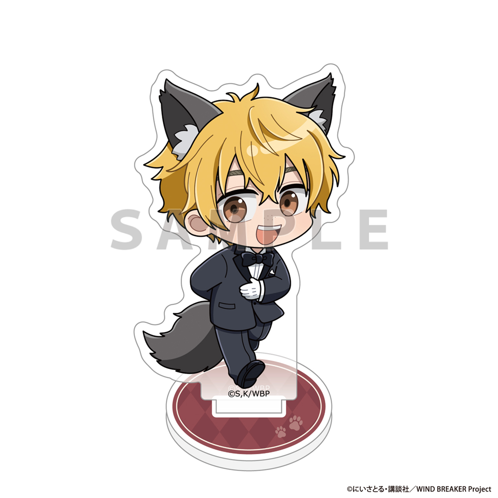 "Wind Breaker" Acrylic Stand Nirei Akihiko / Wolf Butler