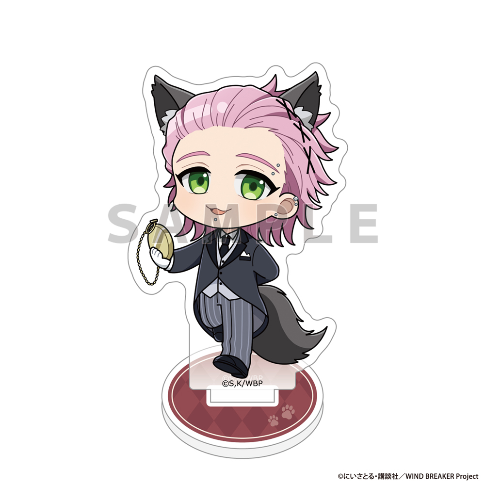 "Wind Breaker" Acrylic Stand Kiryu Mitsuki / Wolf Butler