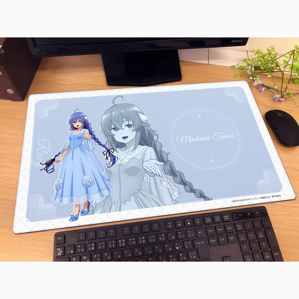 "Mushoku Tensei: Jobless Reincarnation Season 3" Rubber Mat Roxy / 5th Anniversary