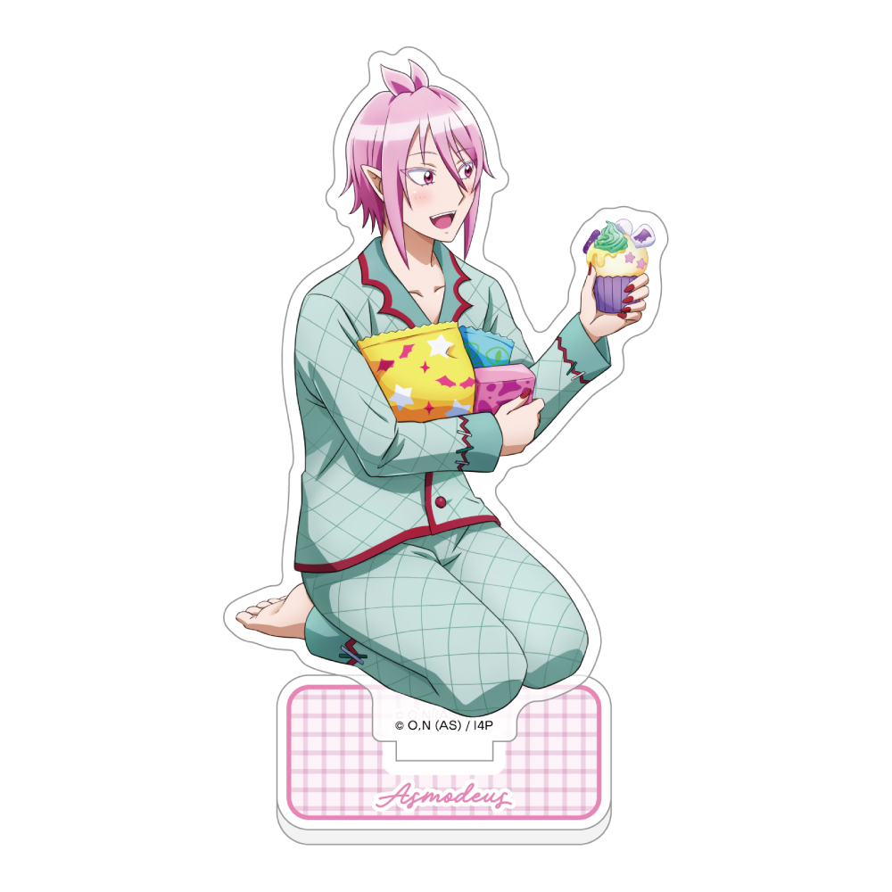 "Welcome to Demon School! Iruma-kun" Original Illustration Acrylic Stand Asmodeus Alice / Pajamas Party