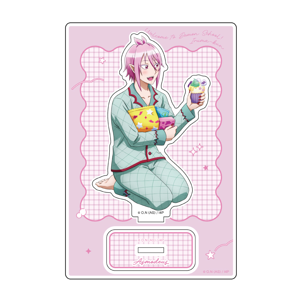 "Welcome to Demon School! Iruma-kun" Original Illustration Acrylic Stand Asmodeus Alice / Pajamas Party