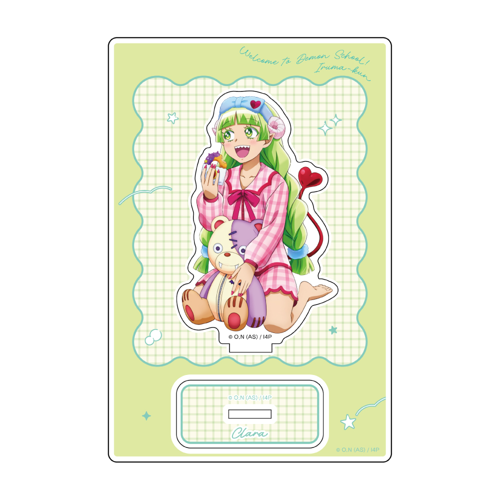 "Welcome to Demon School! Iruma-kun" Original Illustration Acrylic Stand Valac Clara / Pajamas Party