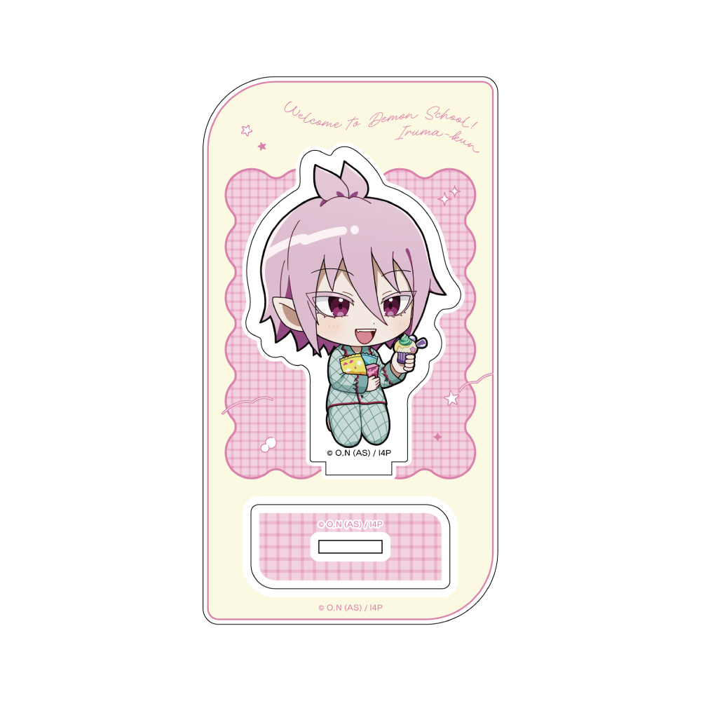 "Welcome to Demon School! Iruma-kun" Mini Chara Acrylic Stand Asmodeus Alice / Pajamas Party