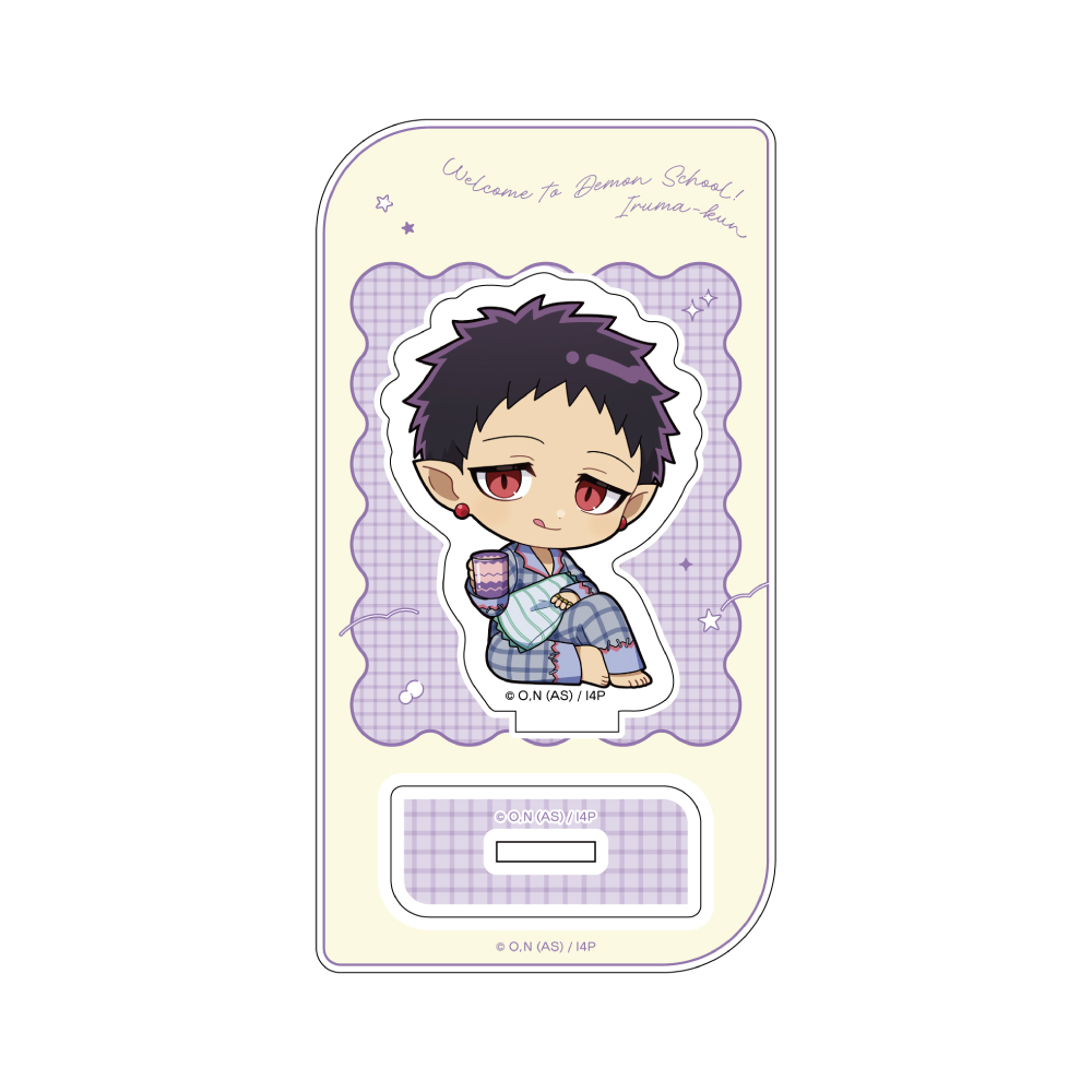 "Welcome to Demon School! Iruma-kun" Mini Chara Acrylic Stand Andro M. Jazz / Pajamas Party