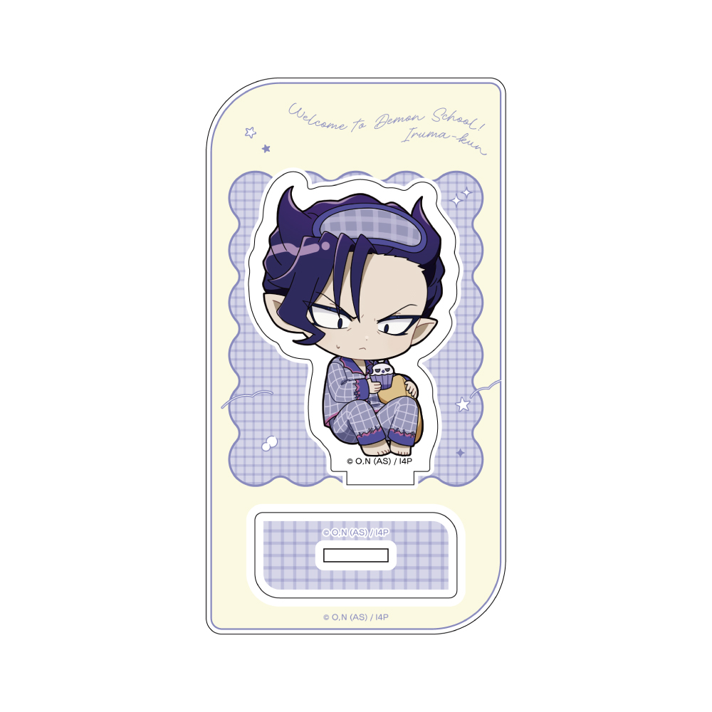 "Welcome to Demon School! Iruma-kun" Mini Chara Acrylic Stand Naberius Kalego / Pajamas Party