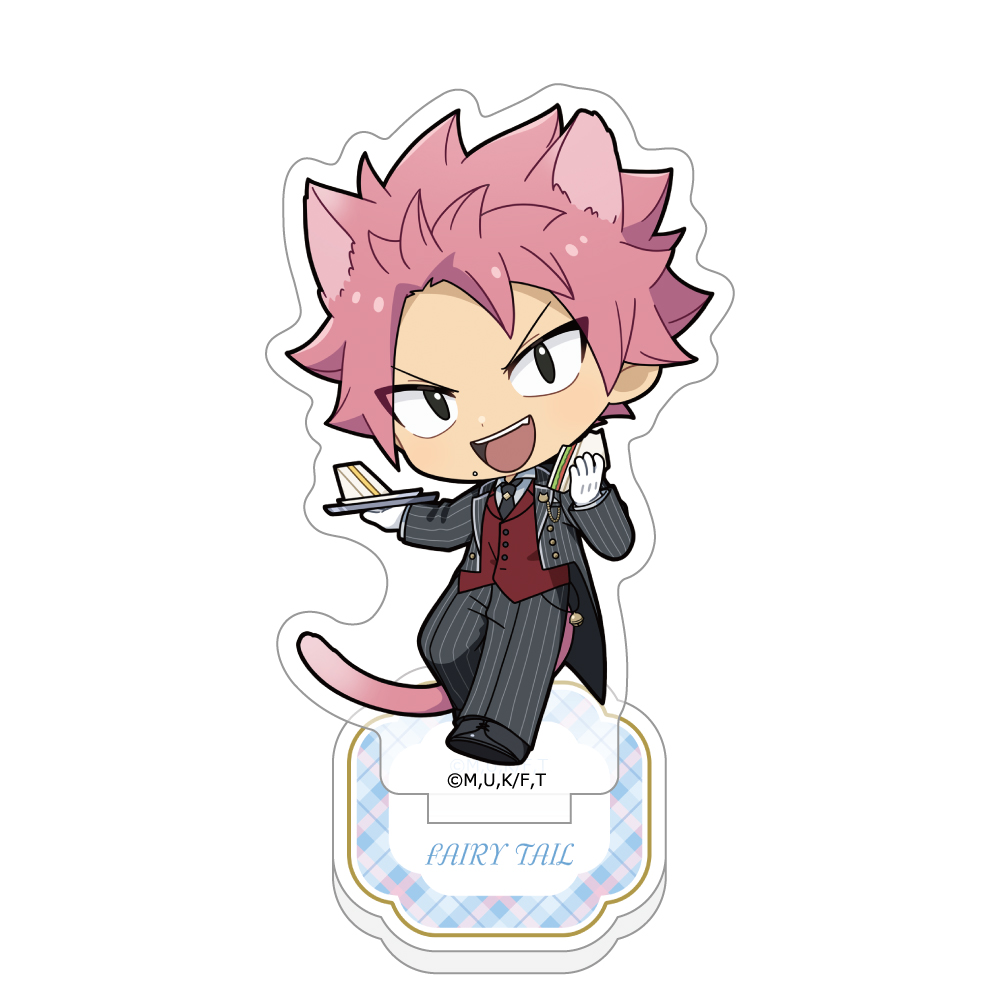 "Fairy Tail 100 Years Quest" Acrylic Stand Natsu / Cat Ear Server Outfit
