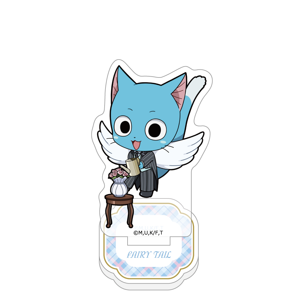 "Fairy Tail 100 Years Quest" Acrylic Stand Happy / Cat Ear Server Outfit