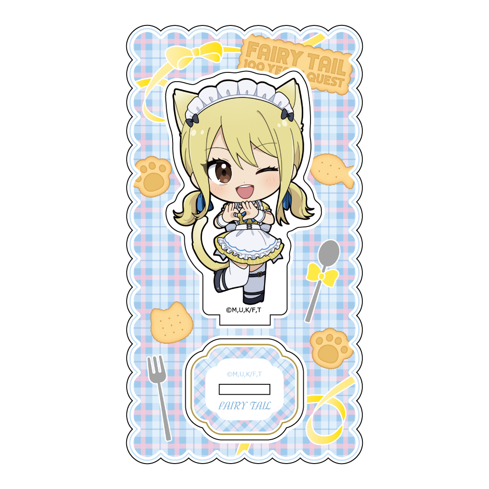 "Fairy Tail 100 Years Quest" Acrylic Stand Lucy / Cat Ear Server Outfit