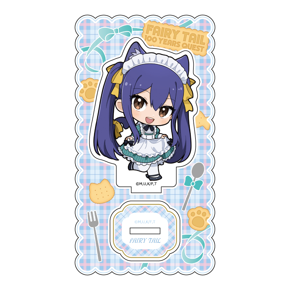 "Fairy Tail 100 Years Quest" Acrylic Stand Wendy / Cat Ear Server Outfit