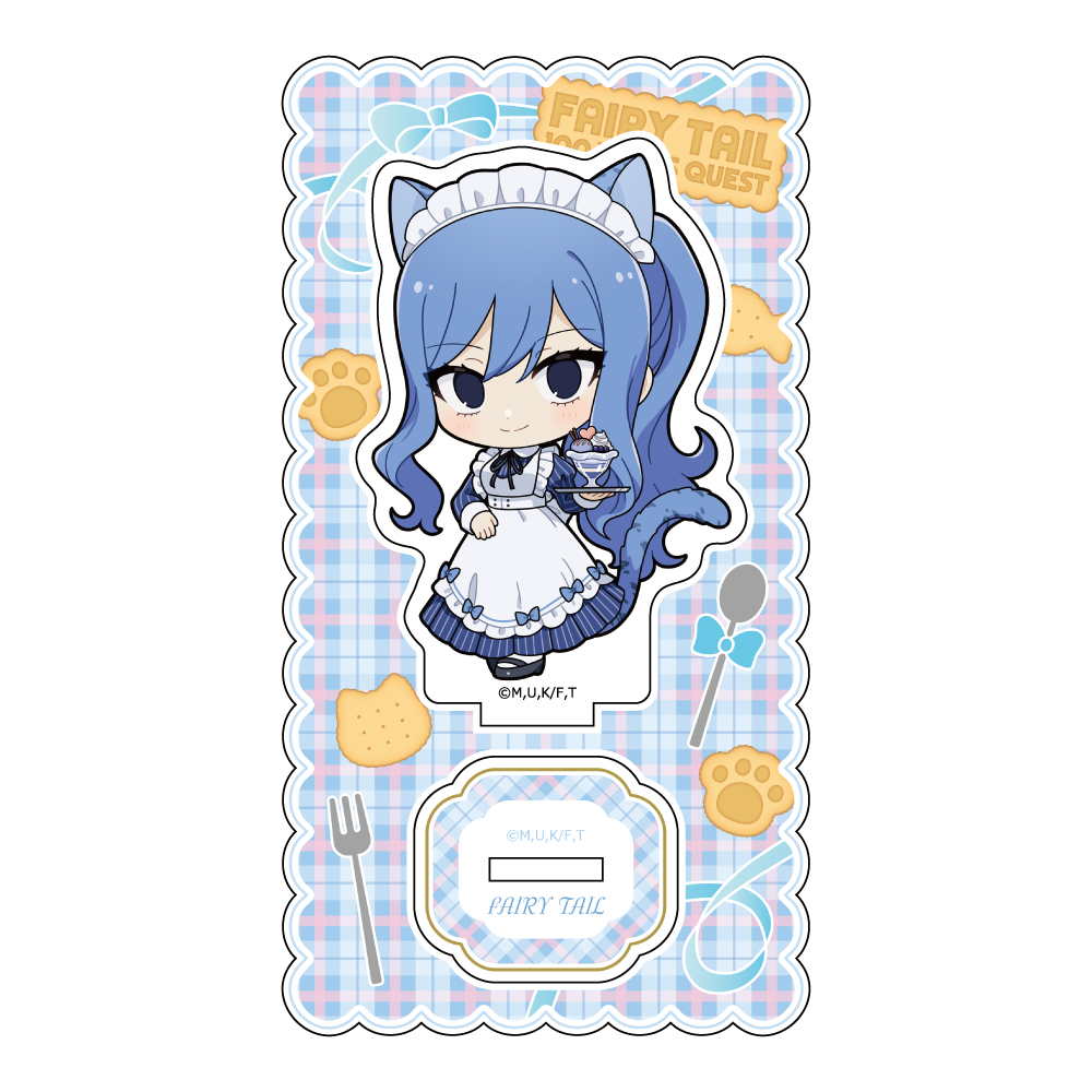 "Fairy Tail 100 Years Quest" Acrylic Stand Juvia / Cat Ear Server Outfit