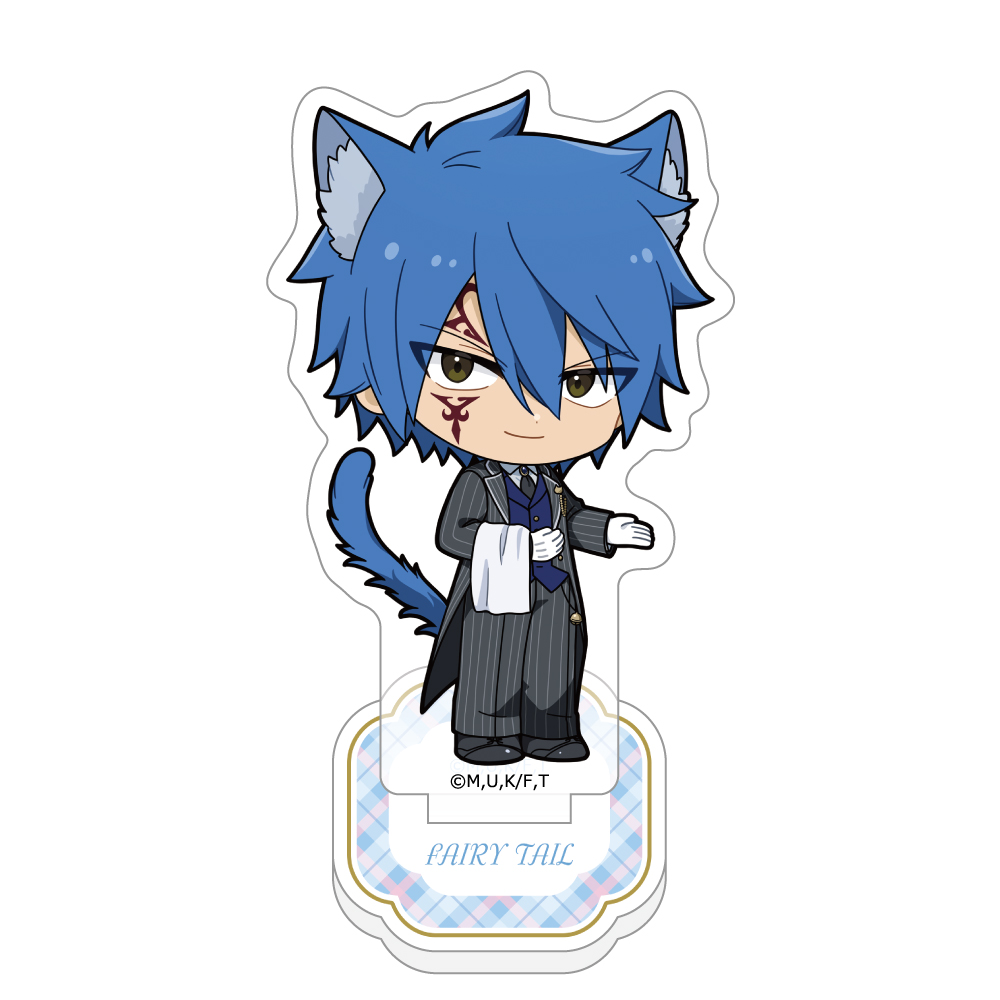 "Fairy Tail 100 Years Quest" Acrylic Stand Jellal / Cat Ear Server Outfit