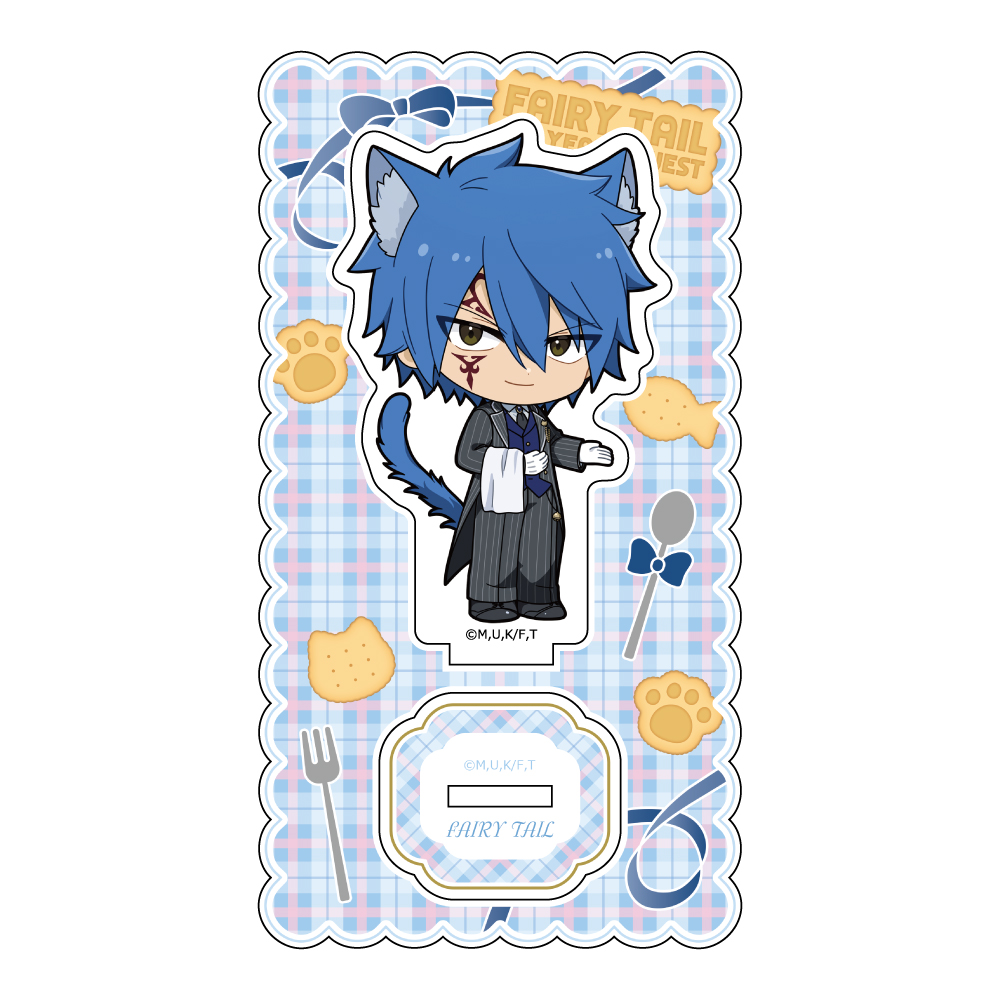 "Fairy Tail 100 Years Quest" Acrylic Stand Jellal / Cat Ear Server Outfit