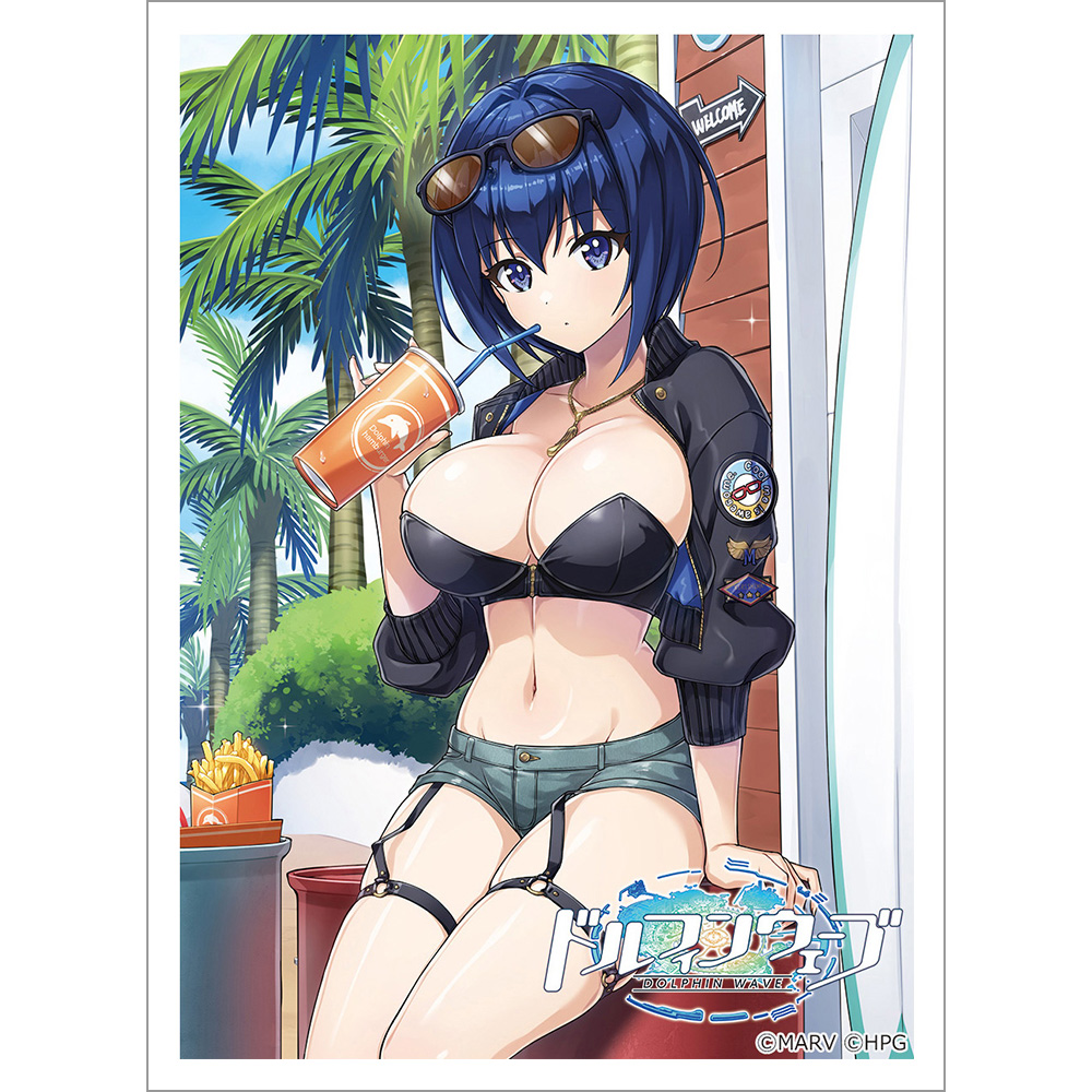 "Dolphin Wave" Original Illustration Sleeve Tojo Michiru / Coast Riding