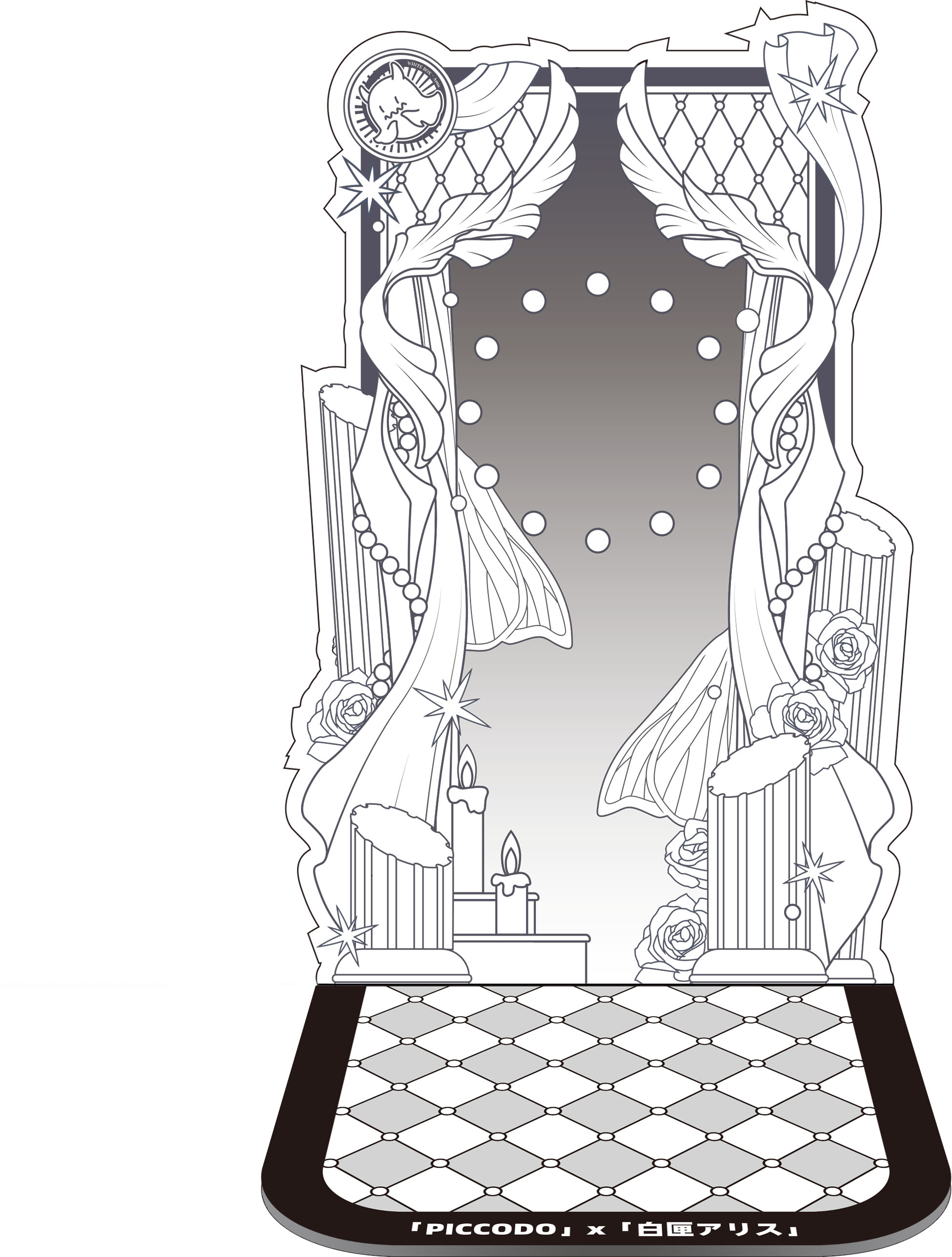 PICCODO ACTION DOLL X SHIROBAKO ALICE DEFORMED DOLL SHIROKUWA & HAIBA SET OF TWO