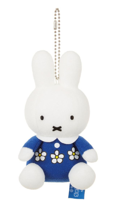 "Miffy" Miffy Flower Dress Mascot Key Chain