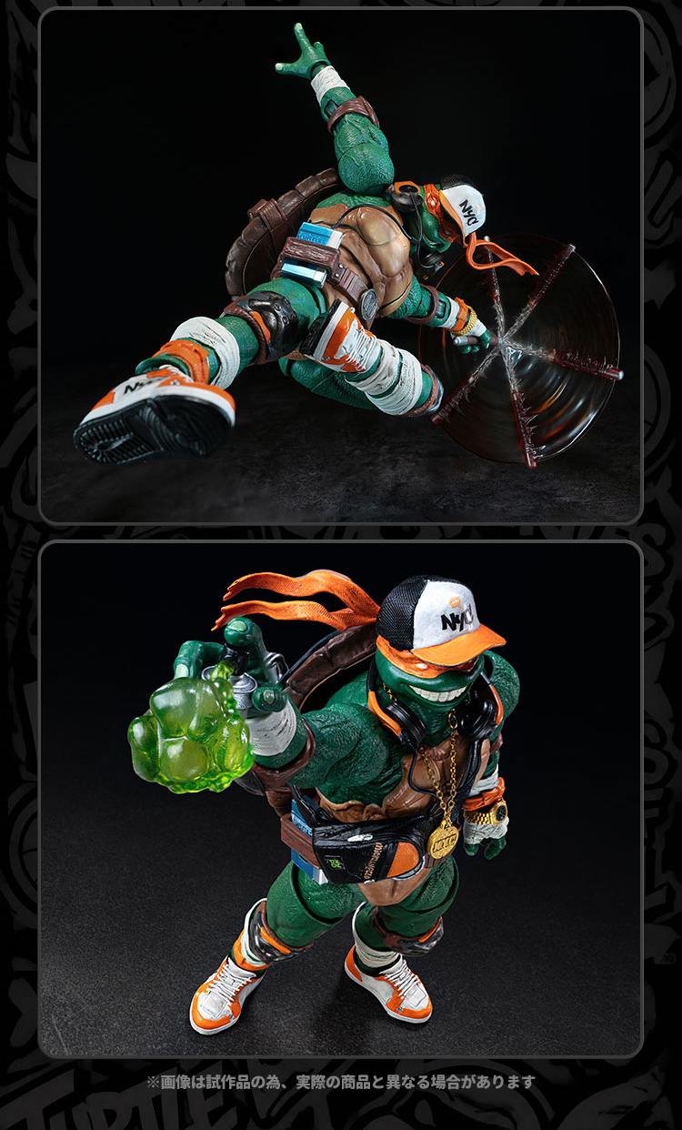 HEATBOYS HB0105 "TEENAGE MUTANT NINJA TURTLES" MICHELANGELO ALLOY ACTION FIGURE DELUXE EDITION