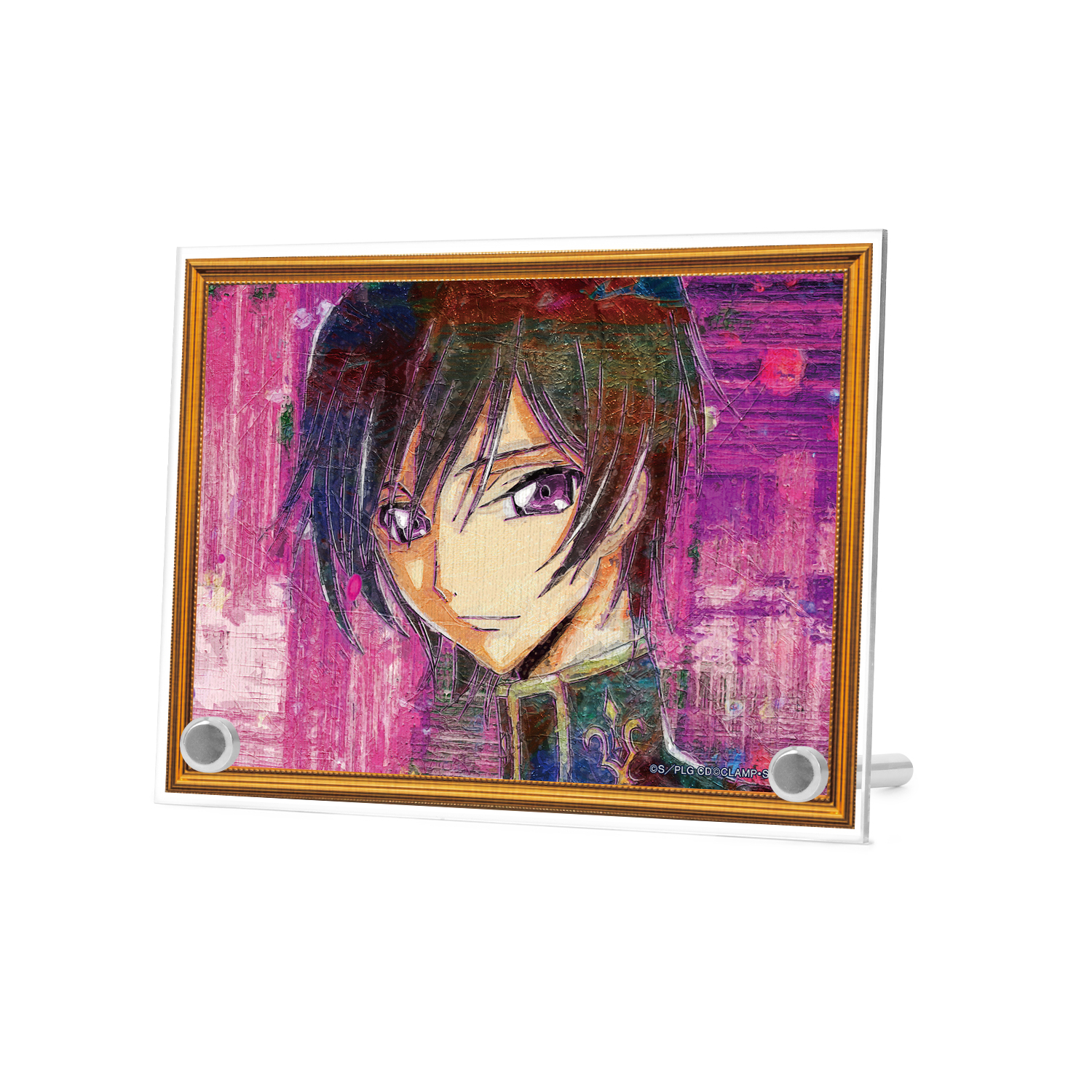 [Pre-order] "Code Geass Lelouch of the Rebellion" Lelouch Grunge Canvas A6 Acrylic Panel Ver. B