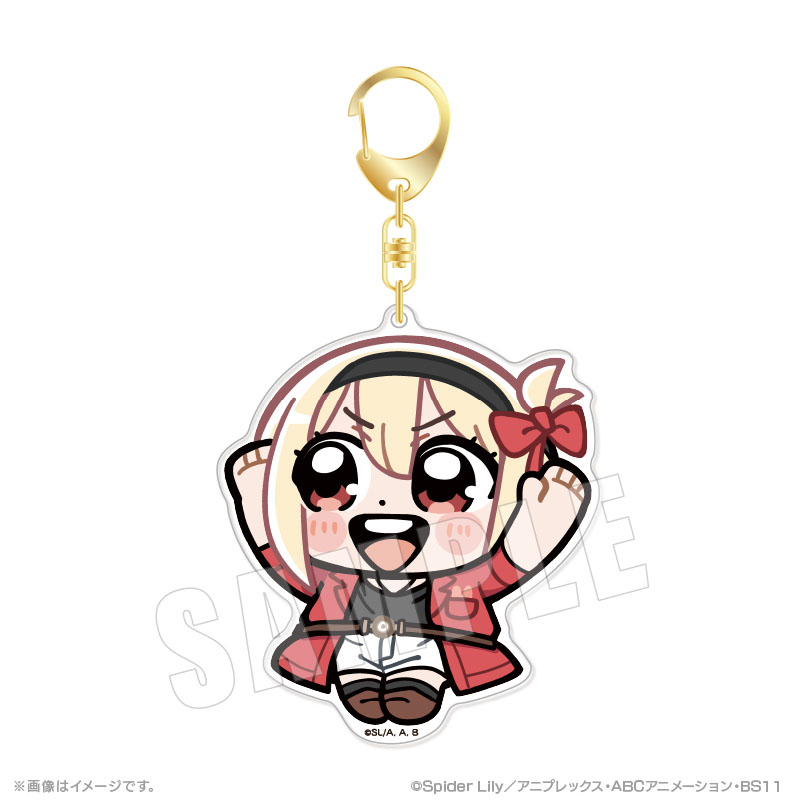 "Lycoris Recoil" Bkub Big Acrylic Key Chain 05 Nishikigi Chisato (Summer Clothes Ver.)