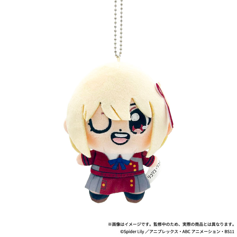 "Lycoris Recoil" Bkub Plush Mascot 01 Nishikigi Chisato Uniform Ver.