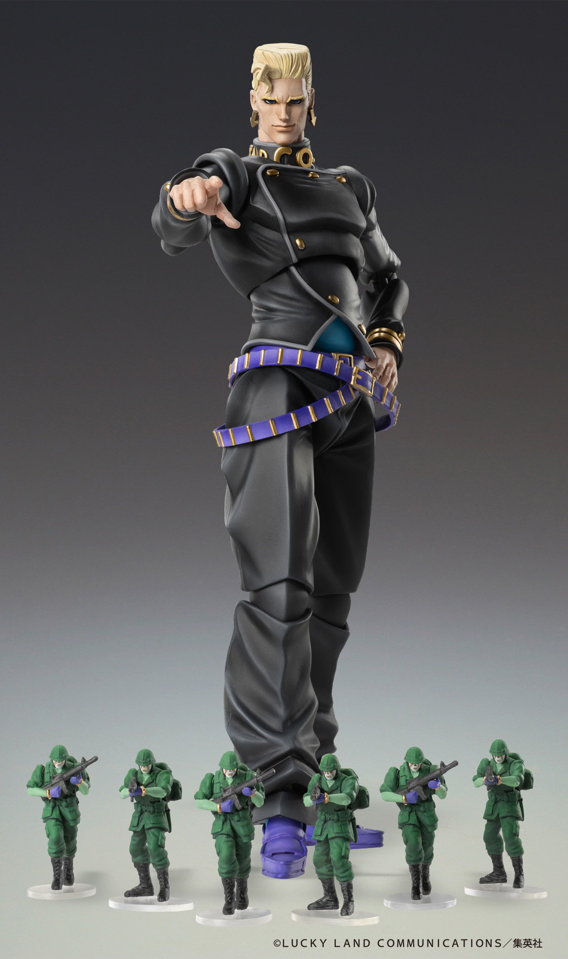 Super Action Statue "JoJo's Bizarre Adventure -Part IV-" Nijimura Keicho & Bad Company