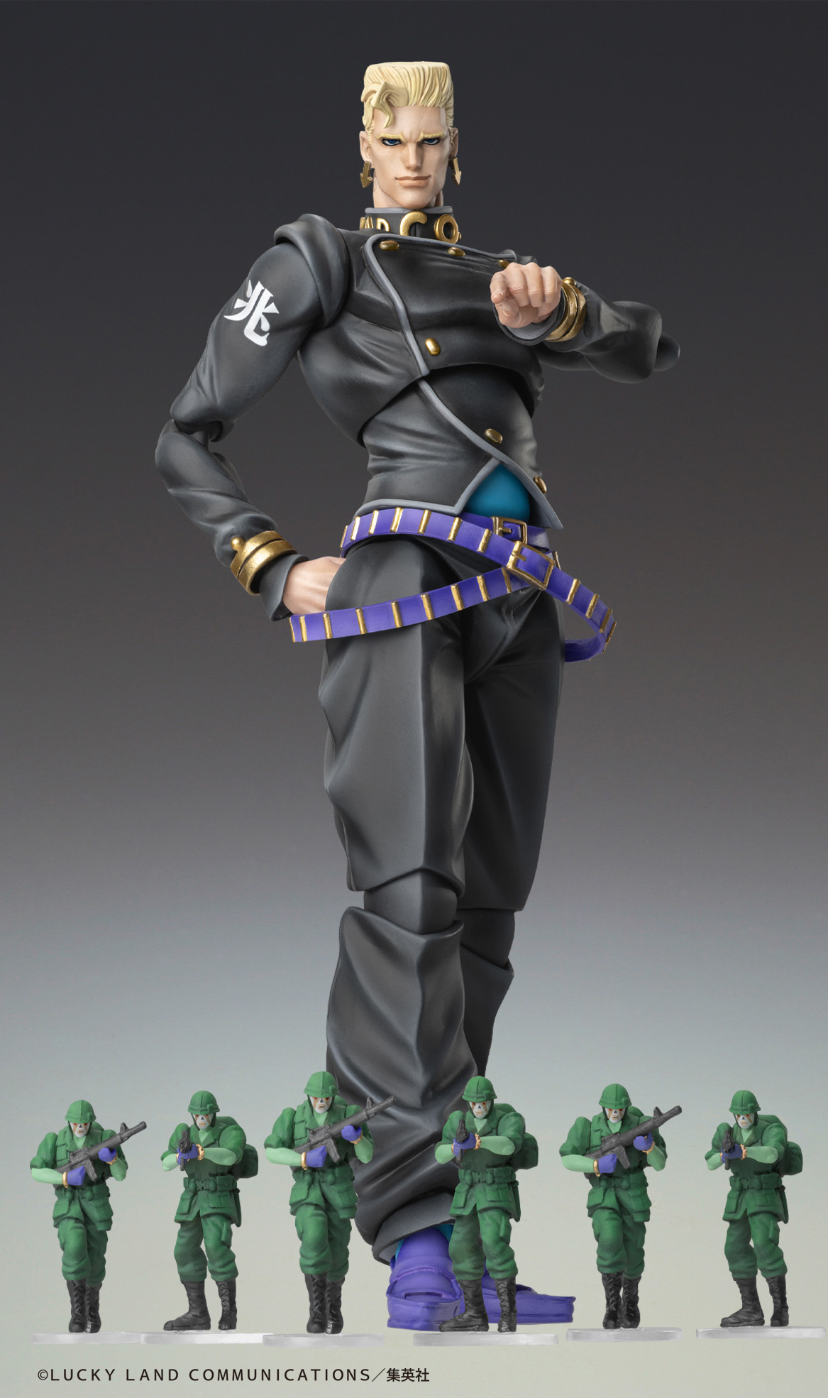 Super Action Statue "JoJo's Bizarre Adventure -Part IV-" Nijimura Keicho & Bad Company