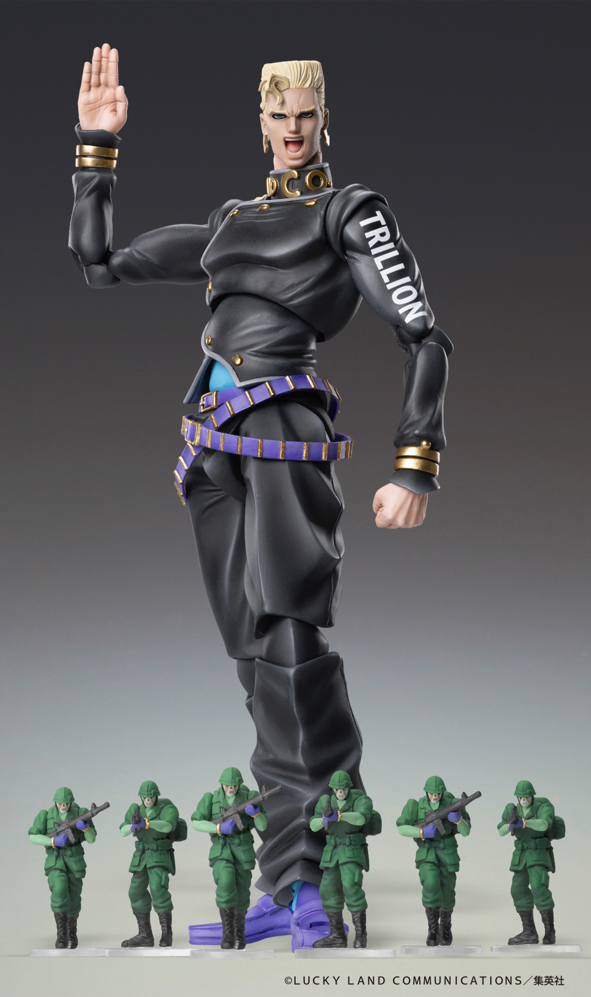 Super Action Statue "JoJo's Bizarre Adventure -Part IV-" Nijimura Keicho & Bad Company