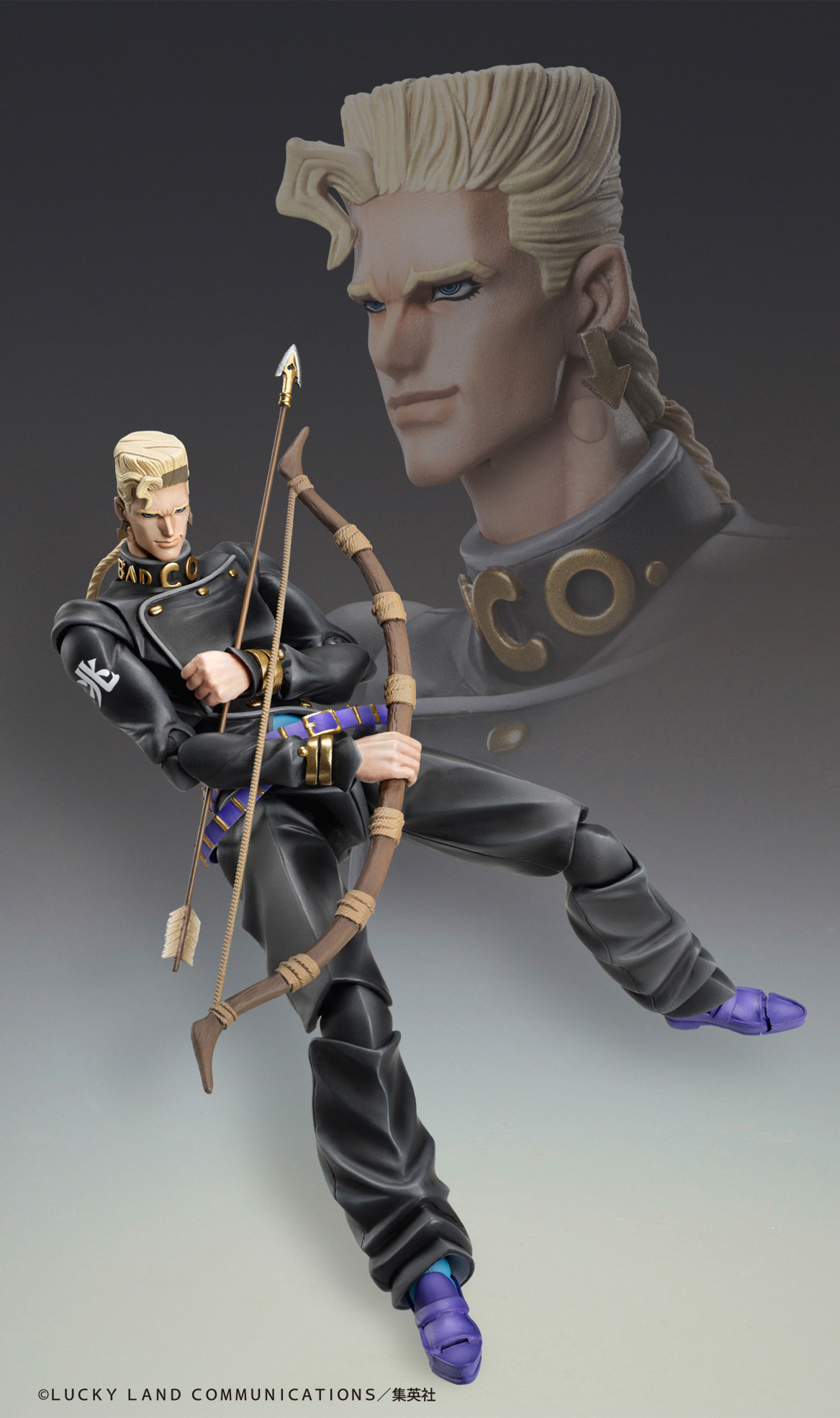 Super Action Statue "JoJo's Bizarre Adventure -Part IV-" Nijimura Keicho & Bad Company