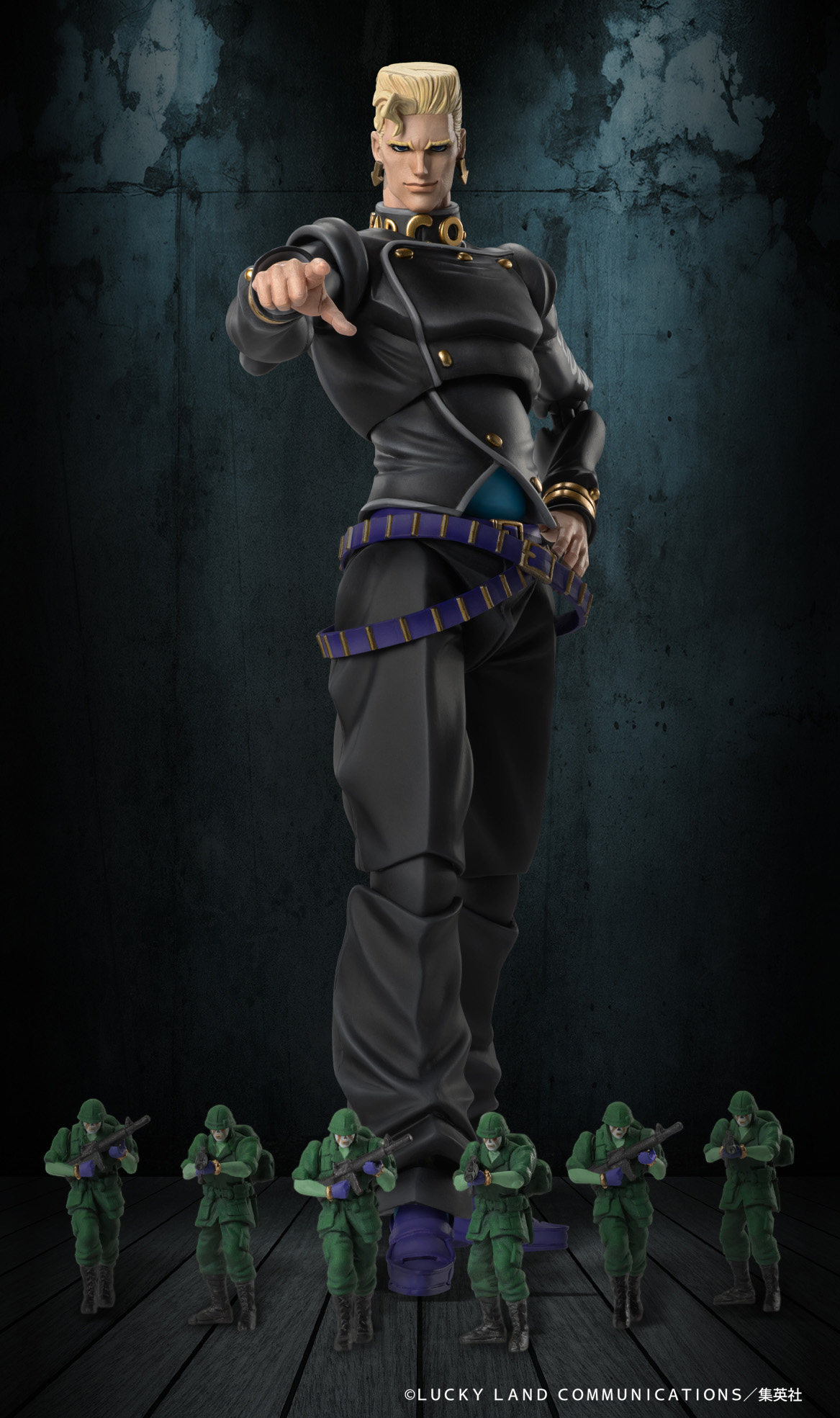 Super Action Statue "JoJo's Bizarre Adventure -Part IV-" Nijimura Keicho & Bad Company