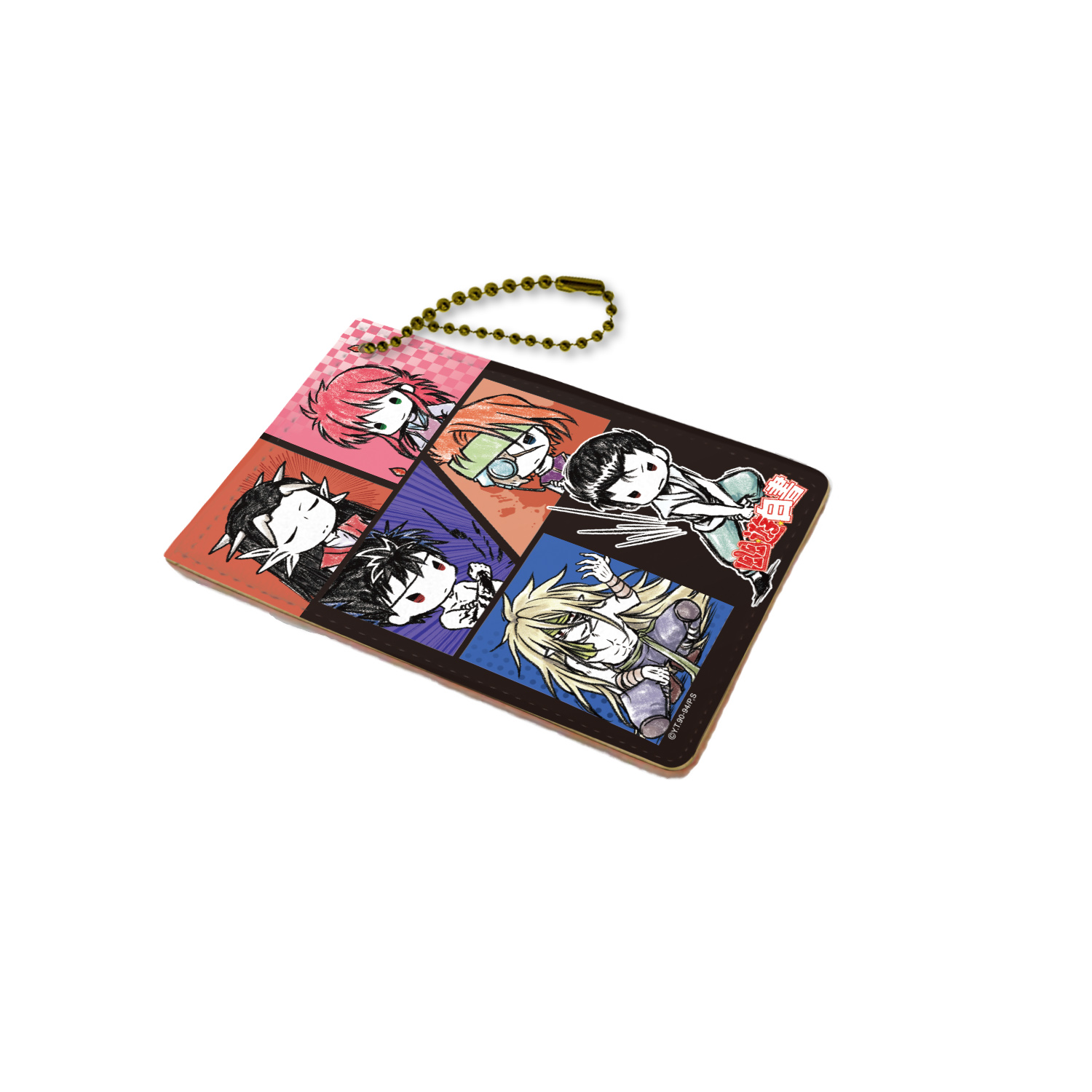 Chara Pass Case "YuYu Hakusho" 04 Urameshi Yusuke & Kurama & Hiei & Yomi & Raizen & Mukuro (Graff Art Design)