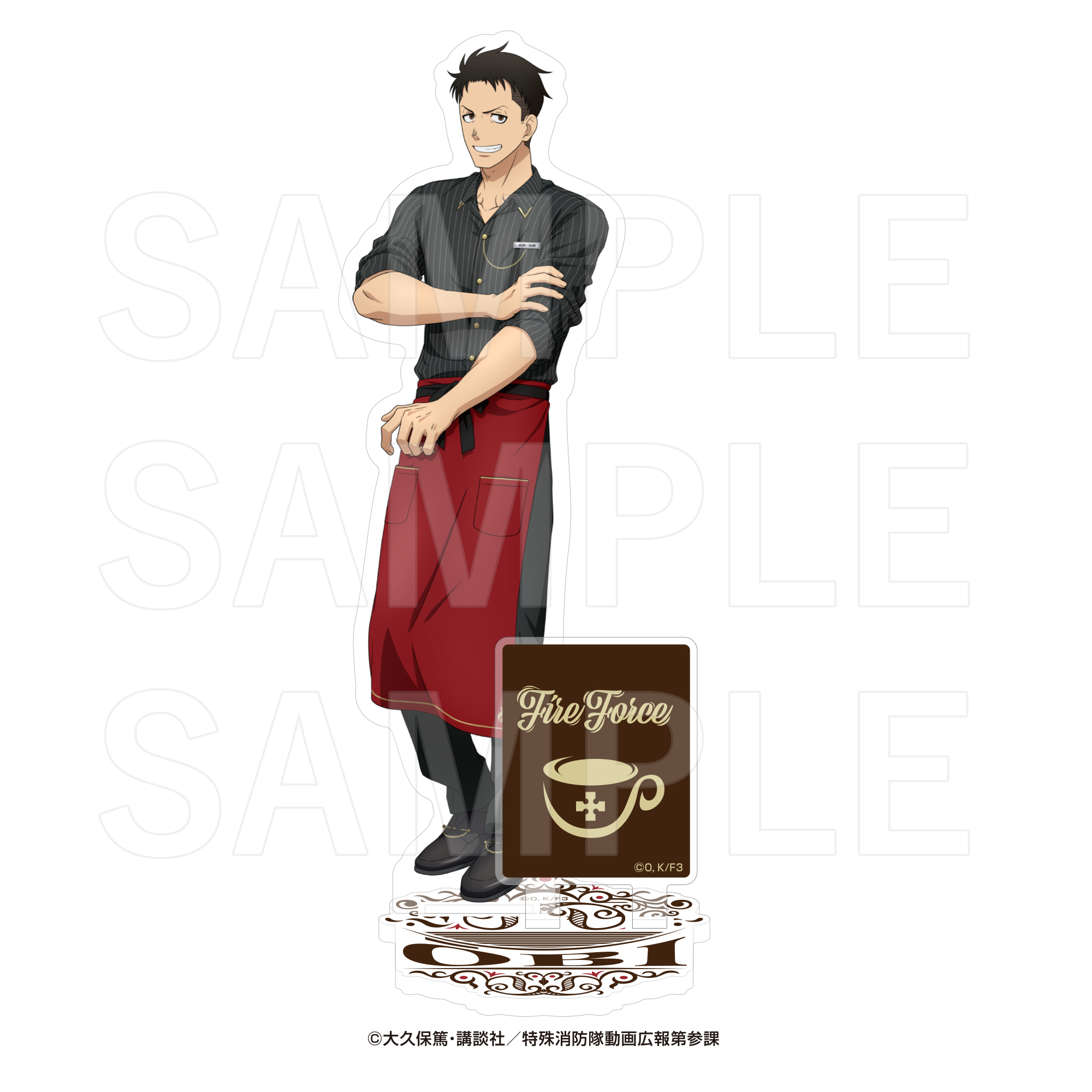 "Fire Force Season 3" E-DINER Acrylic Stand Akitaru Obi