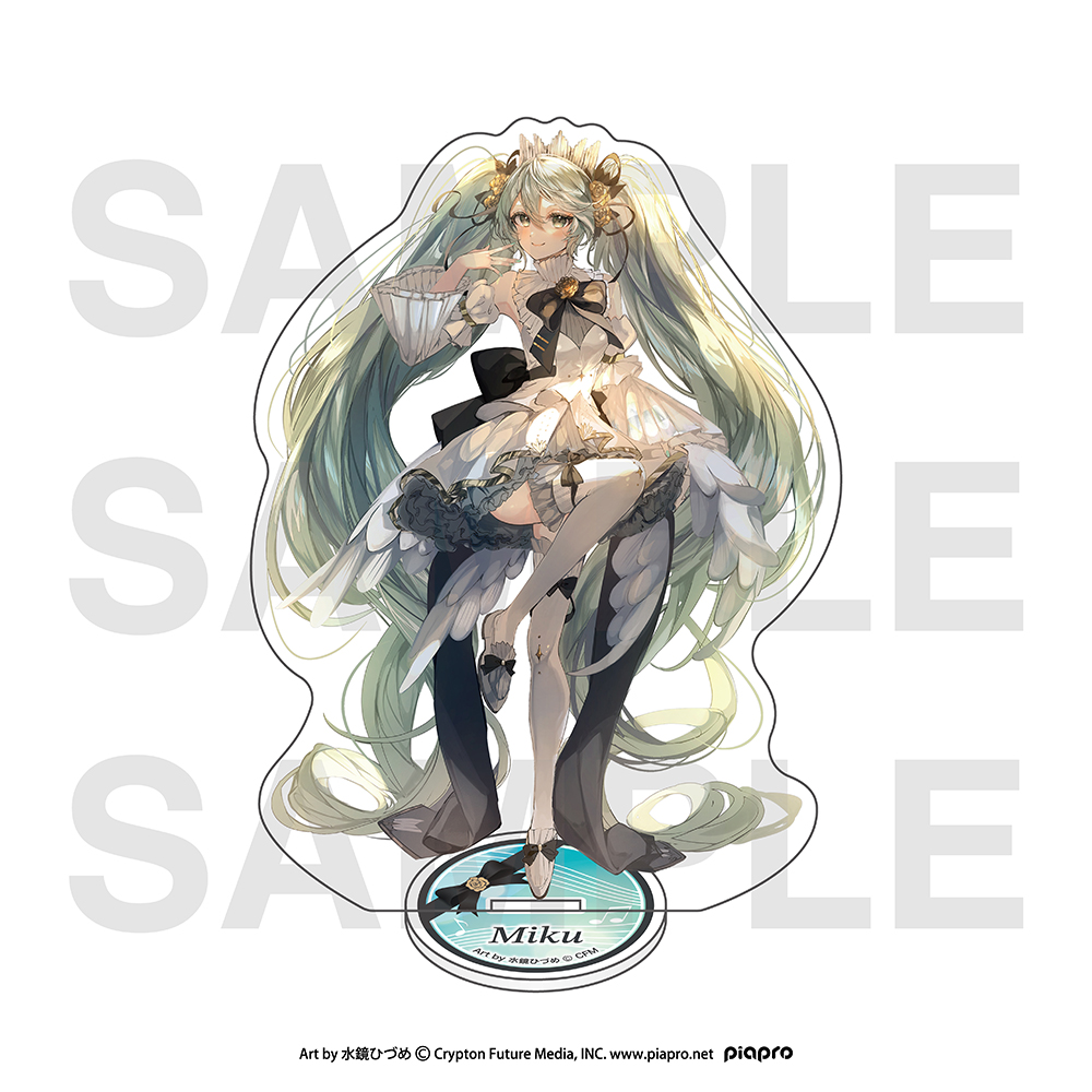 Piapro Characters Hatsune Miku Symphony Collaboration Cafe 10th Anniversary Party Life-size Acrylic Stand Hatsune Miku