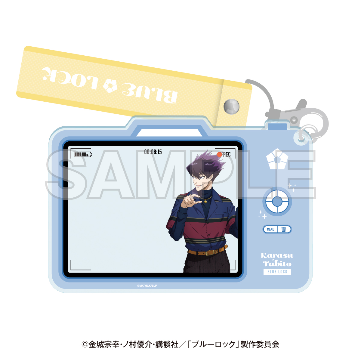 "Blue Lock" Blue Lock Scramble -Shibuya Conquest- Camera Style Acrylic Key Chain Karasu Tabito