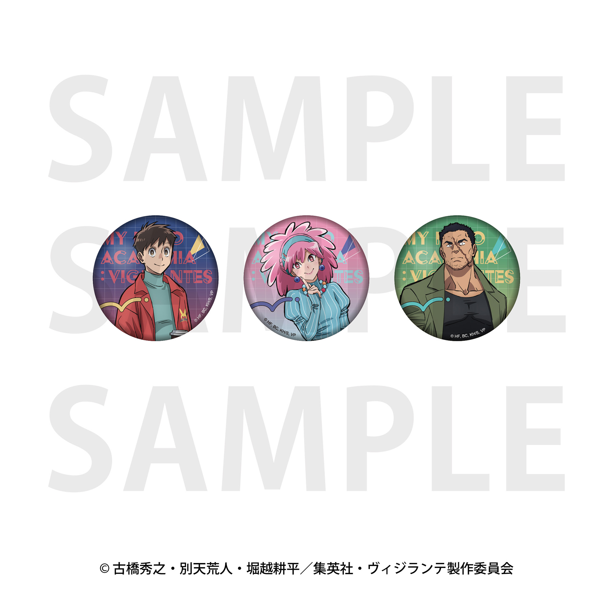 "My Hero Academia: Vigilantes" New Retro Style Trading Glitter Can Badge A