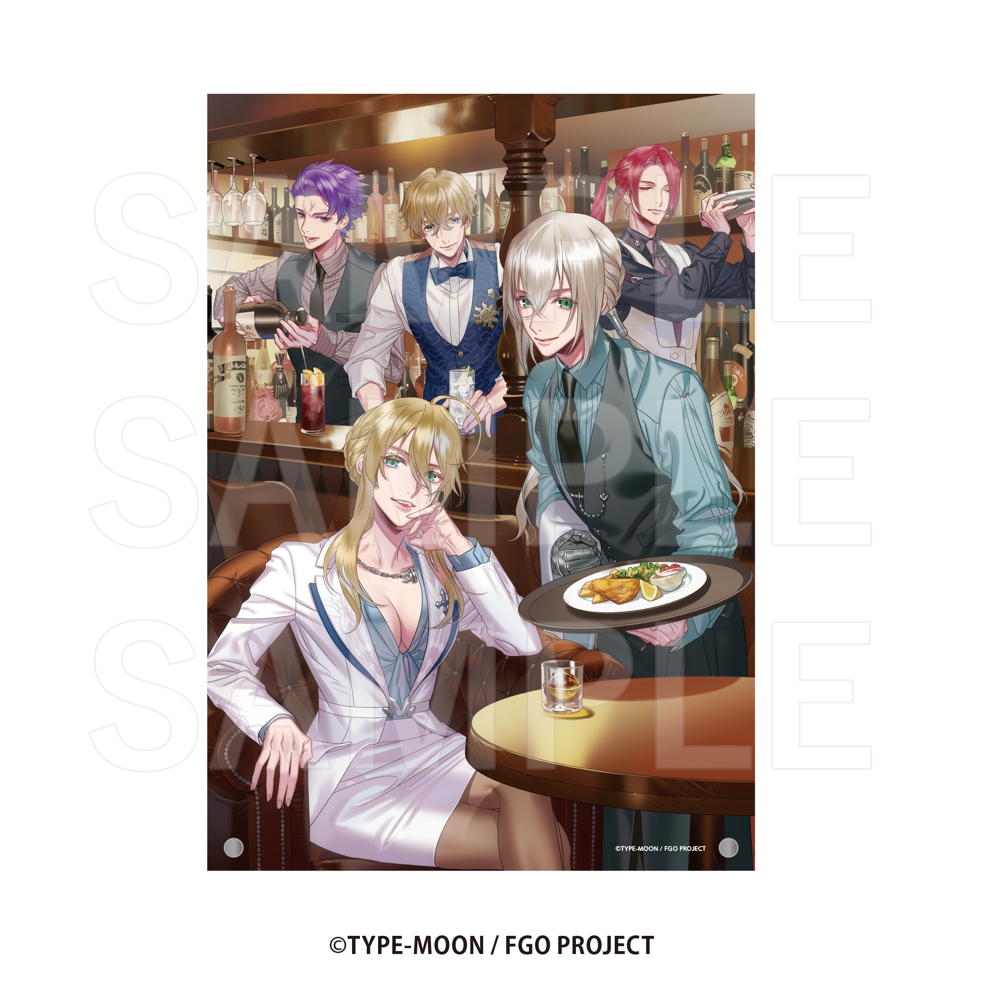 "Fate/Grand Order" x British Pub HUB Acrylic Panel